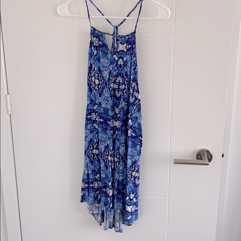 Blue summer dress or beach cover